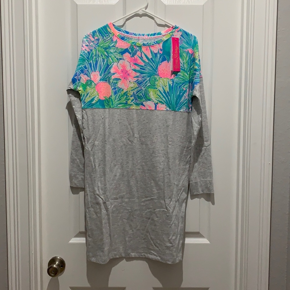 BNWT XS Lilly Pulitzer Finn Dress in Multi Swizzle